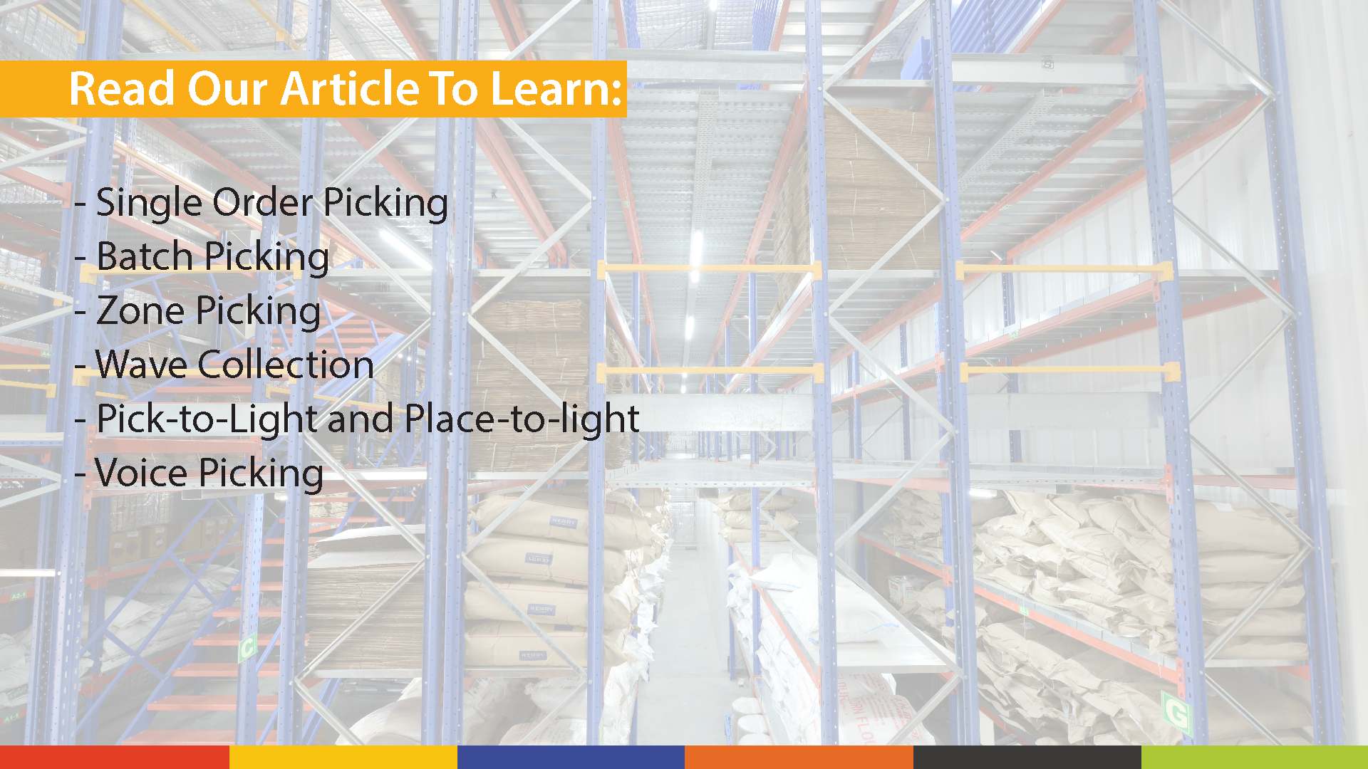 Smart Investments for Smart Warehousing