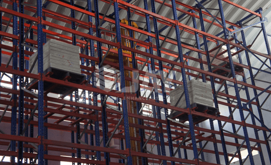 ASRS high bay pallet packing